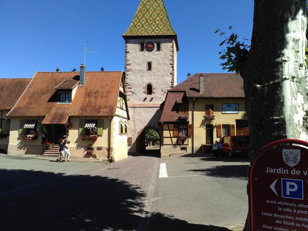 Gites & Camping On The Route Des Vins Bergheim Exteriör bild